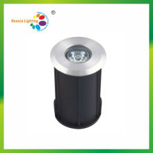 Unterirdisches Licht IP68 1W Edelstahl-LED mit ABS Nische